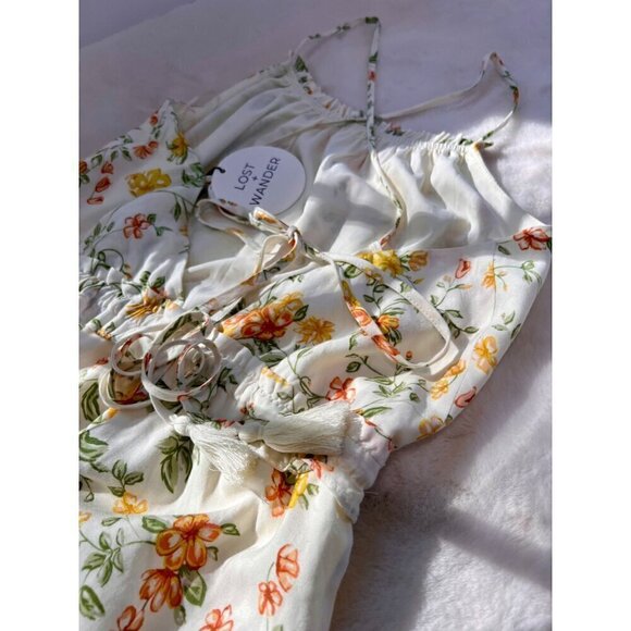 New LOST + WONDER Size M BIG ESCAPE MAXI DRESS Floral Tiered Dress - Picture 9 of 15
